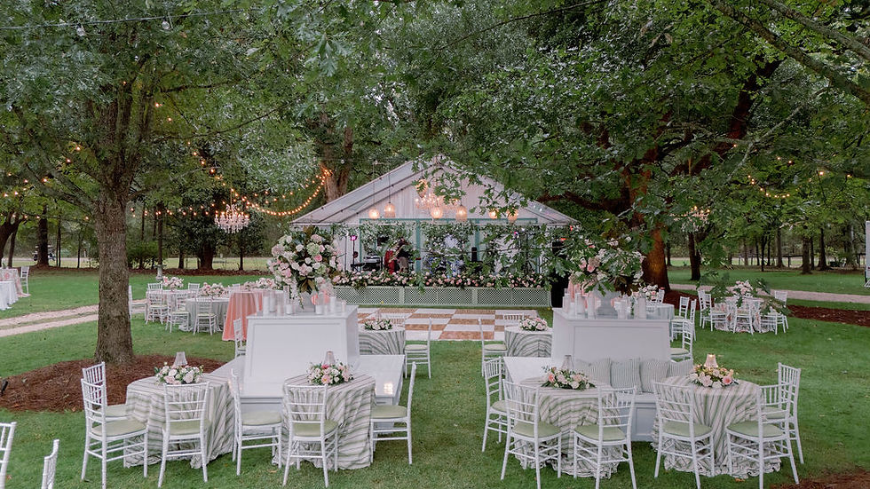 Pink & Green Romance in Small-Town South Carolina