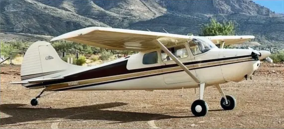 Private Pilot Training aircraft at Stiletto Airpark