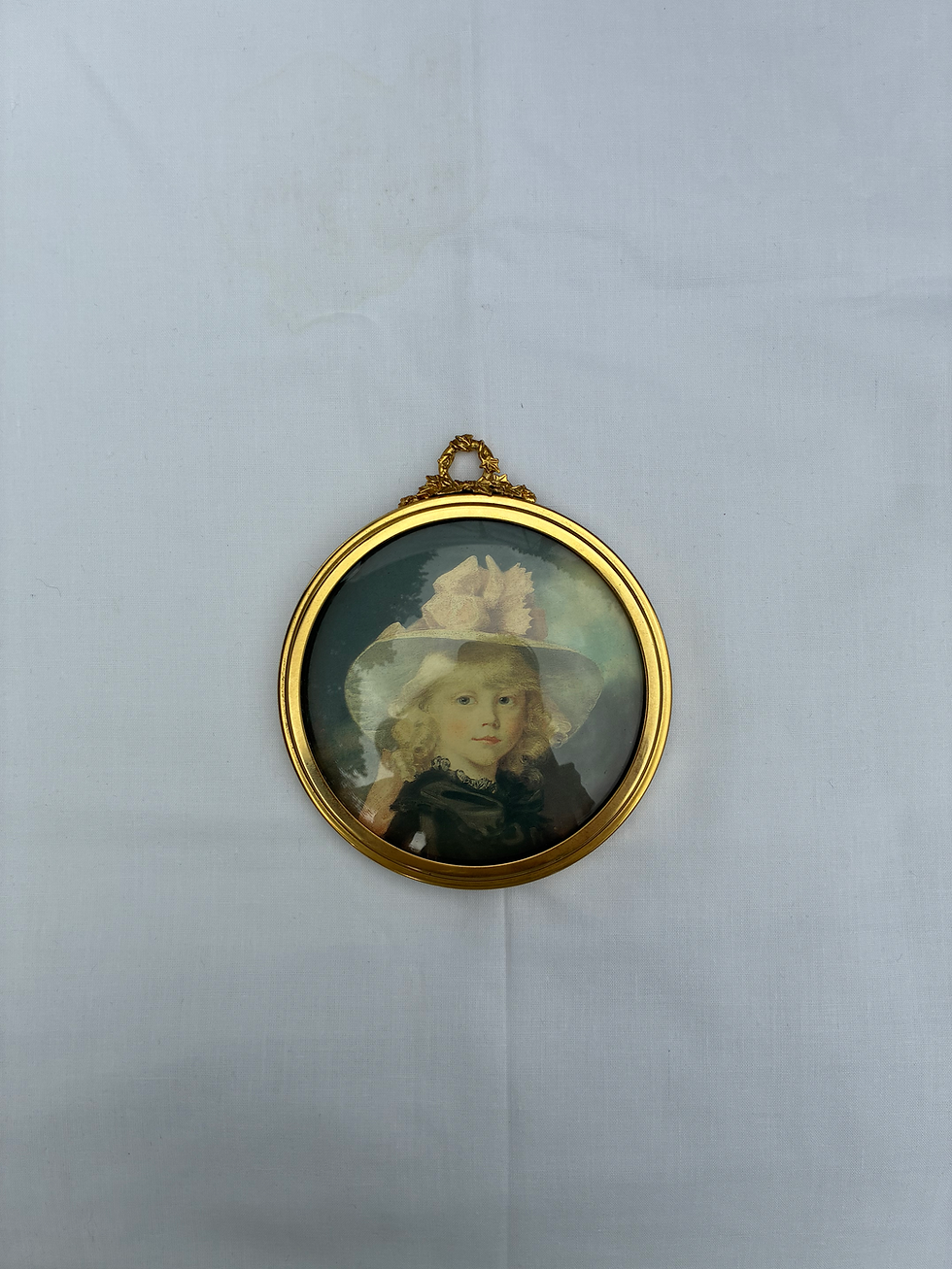 Thumbnail: Brass Plated Miniature Circular Frame