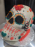 3D Skull Cake