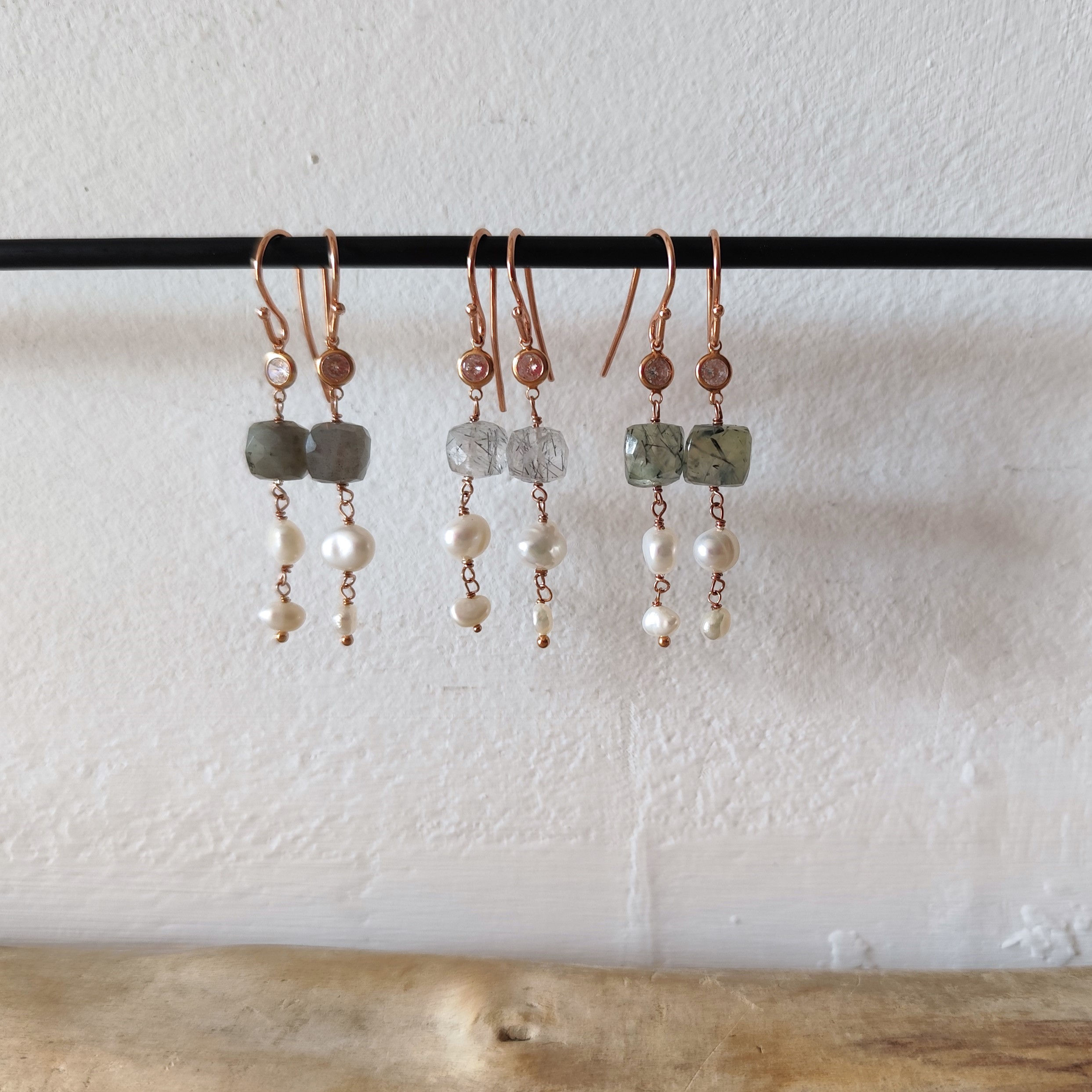 Orecchini PENELOPE CUBO corti