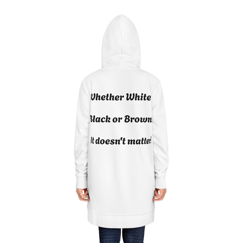 Thumbnail: Hoodie Dress — Front&Back Women's Rights! Women's History Month Apparel