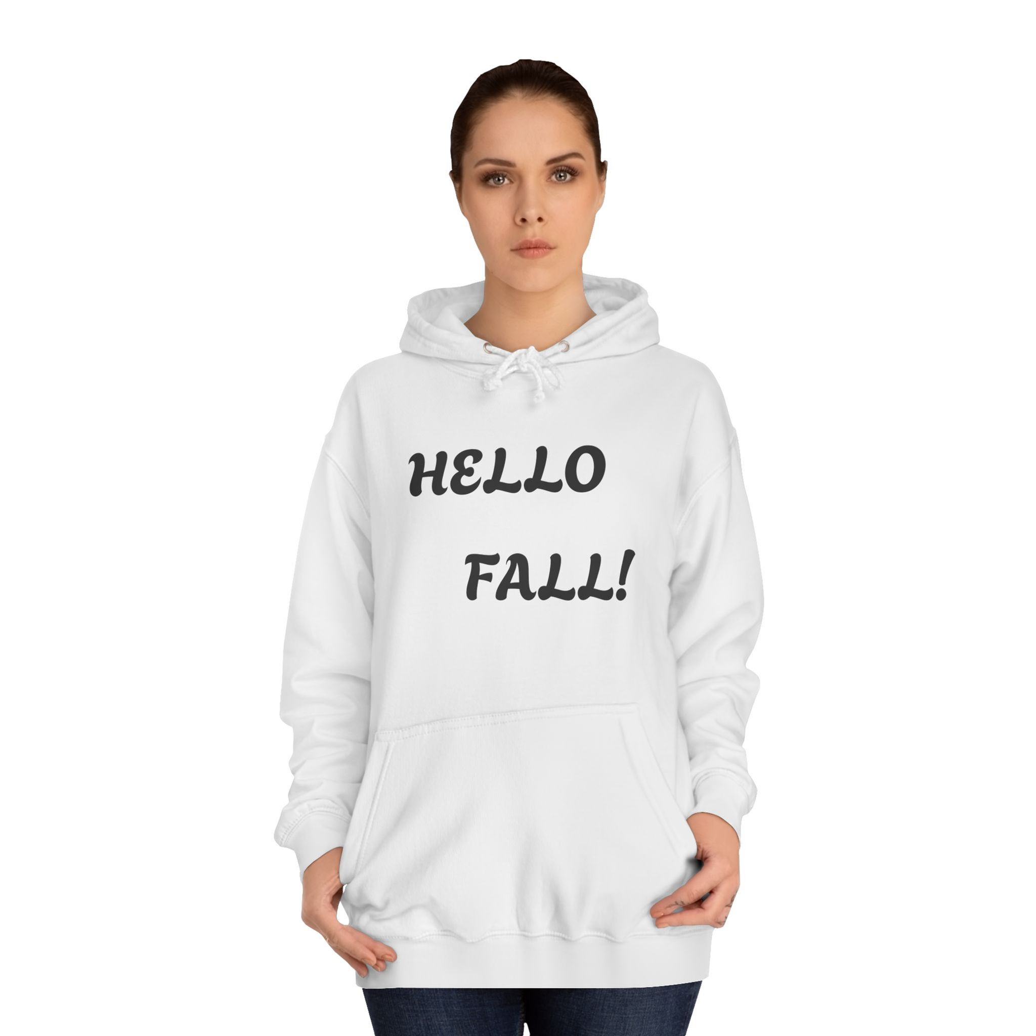 Hello Fall! Hoodie — Cozy Autumn Pullover for Fall Lovers