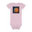 الصورة المصغرة: Pink color baby onesie basketball blazed picture short sleeve jumpsuit