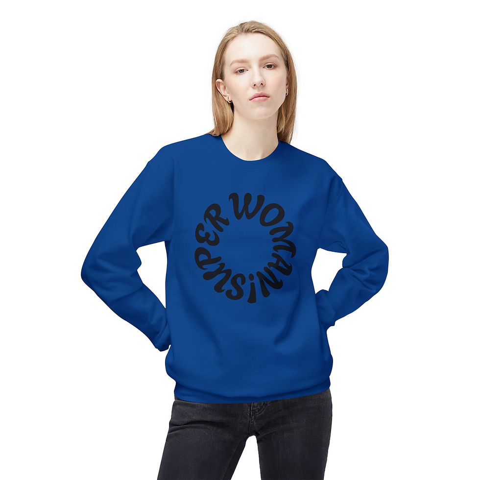 Thumbnail: Super Woman- Women's History Month Graphic Crewneck Sweatshirt