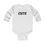 Thumbnail: White Color "Cute" Infant Long Sleeve Body Suit