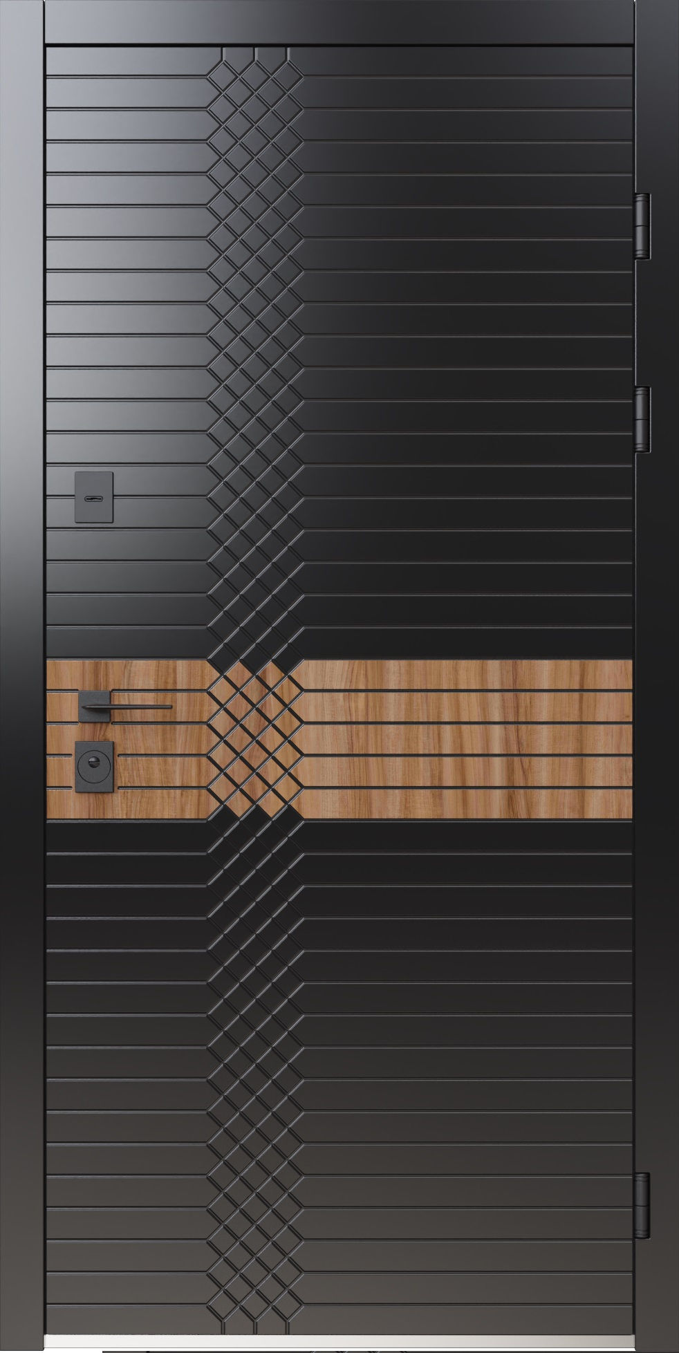 Элегант-Термо, Оскар, ArWood, RAL 9005 - орех светлый / вин спил коньяк