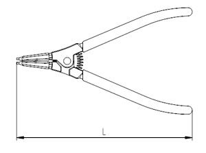 Thumbnail: 3301 External Circlip Pliers (Spring Flat)