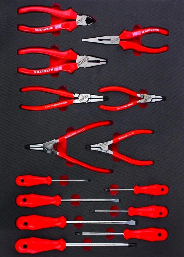 Thumbnail: İzeltaş Premium Serisi Takım Dolabı 7 Çekmeceli - Dolu (250 Parça)