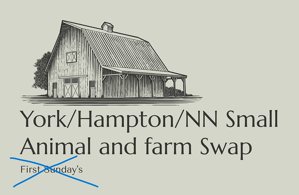 Yorktown, Hampton, Newport News Small Animal and Farm Swap