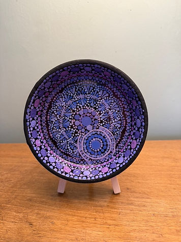 Purple Gradient on Terracotta