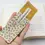 Miniature : Marque page artisanal écoresponsable jaune