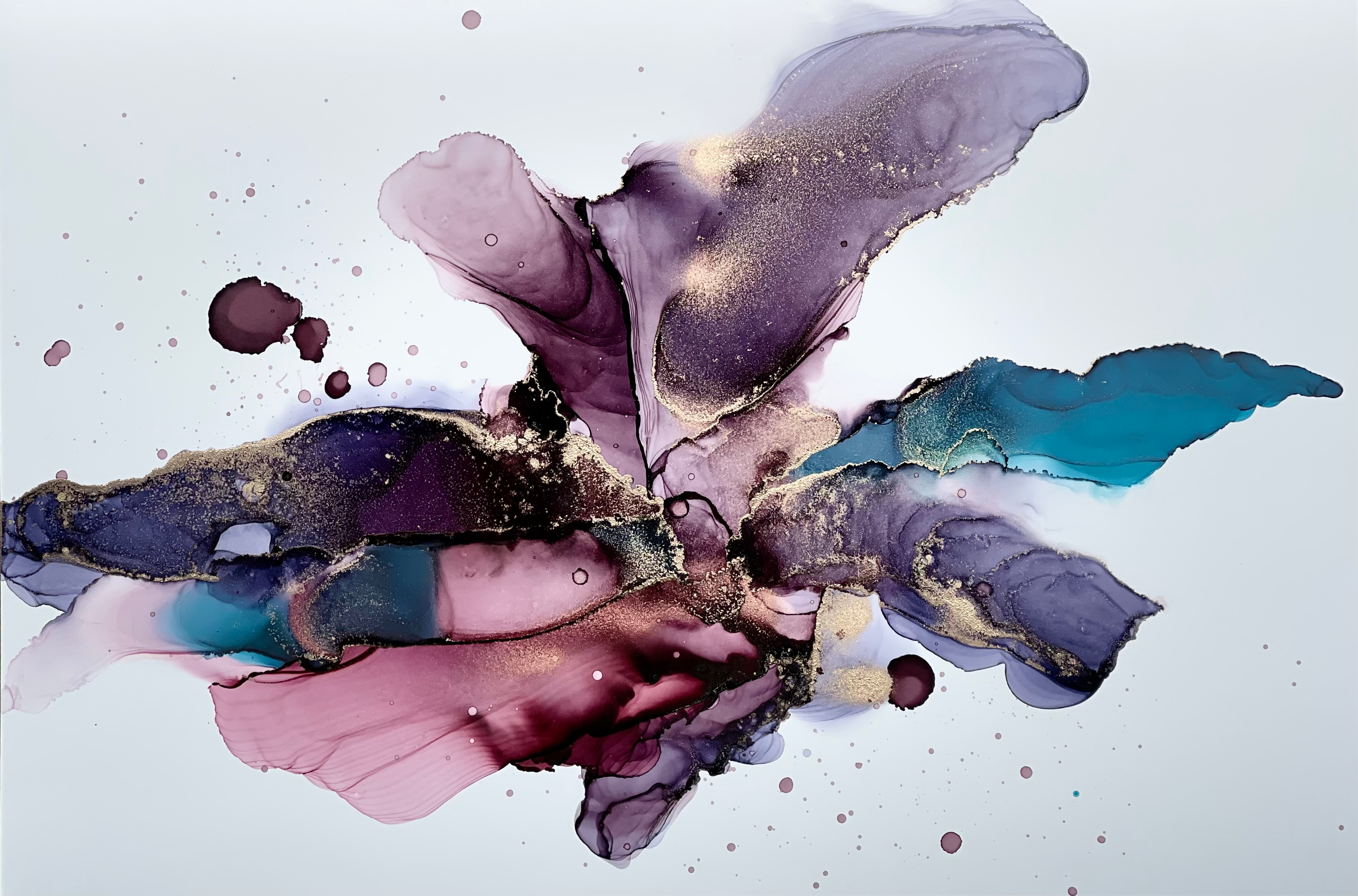 Original alcohol ink painting