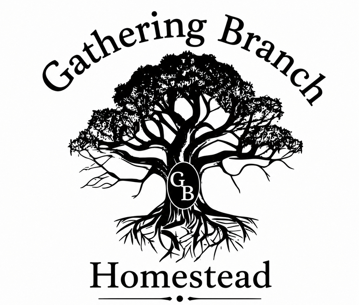 Gathering Branch Homestead and Bakery Logo