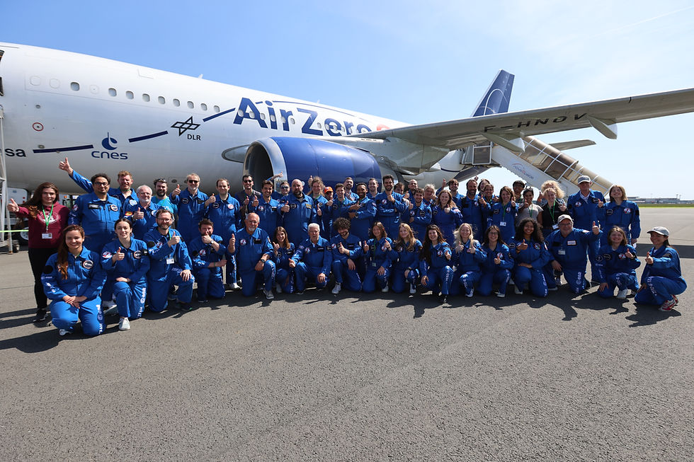 Participants of the 89th ESA Parabolic Flight Campaign