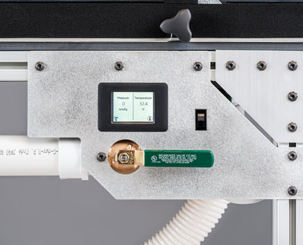 Technavance's Standard Lower Body Negative Pressure Chamber (LBNP) touch screen display