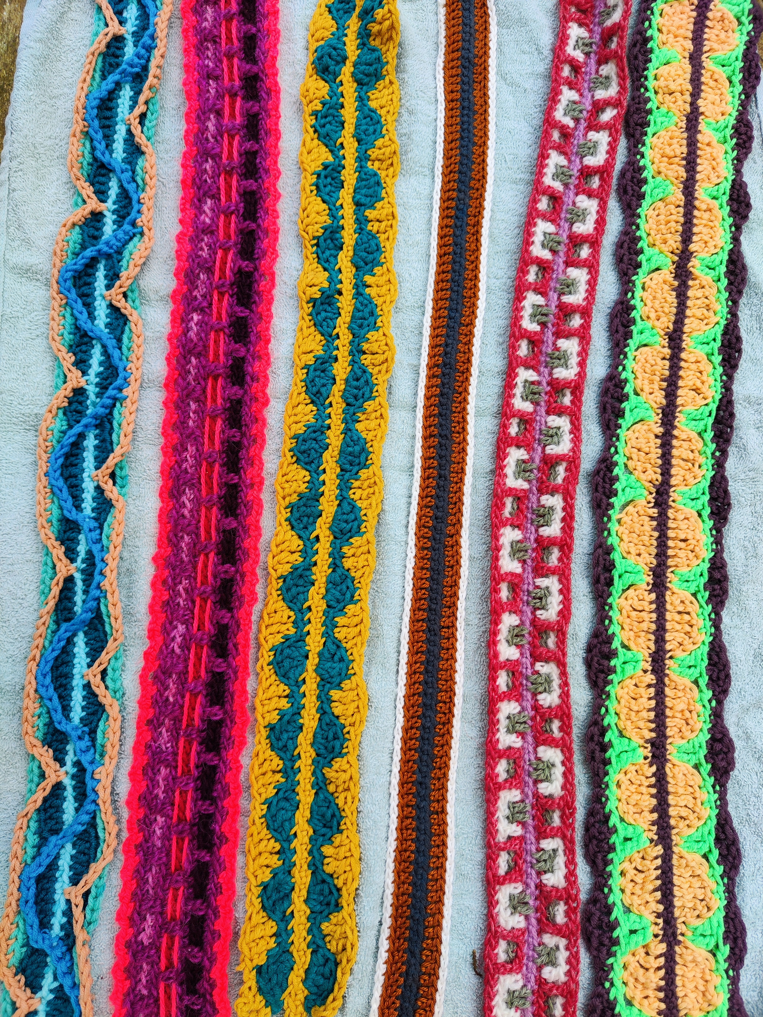 Handwoven Healing Protection belts, each with different prayer & energy