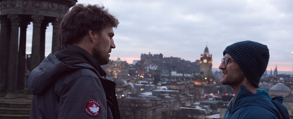 Right: Cognitive scientist Dave Ward in Edinburgh