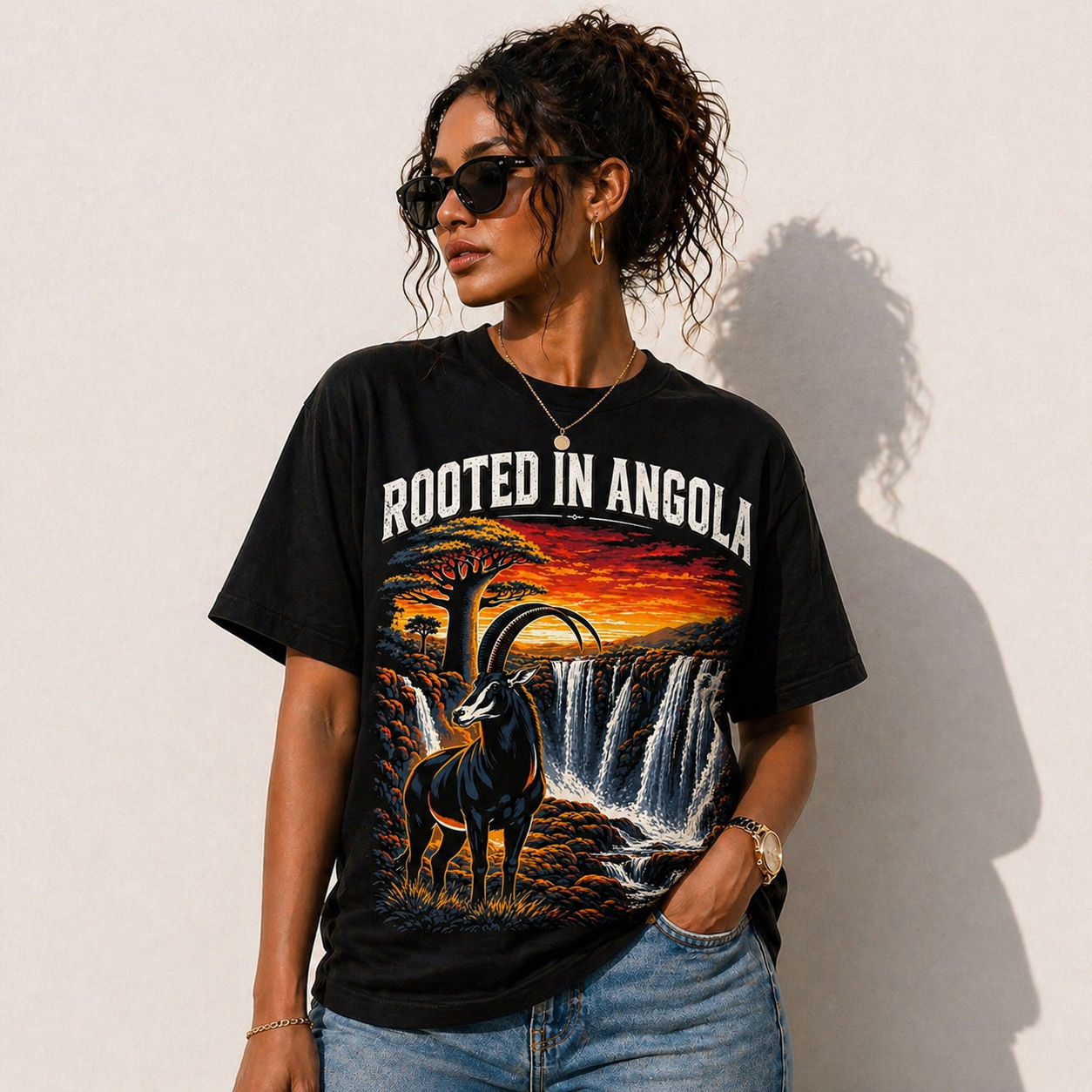 Rooted in Angola Graphic Unisex T-Shirt