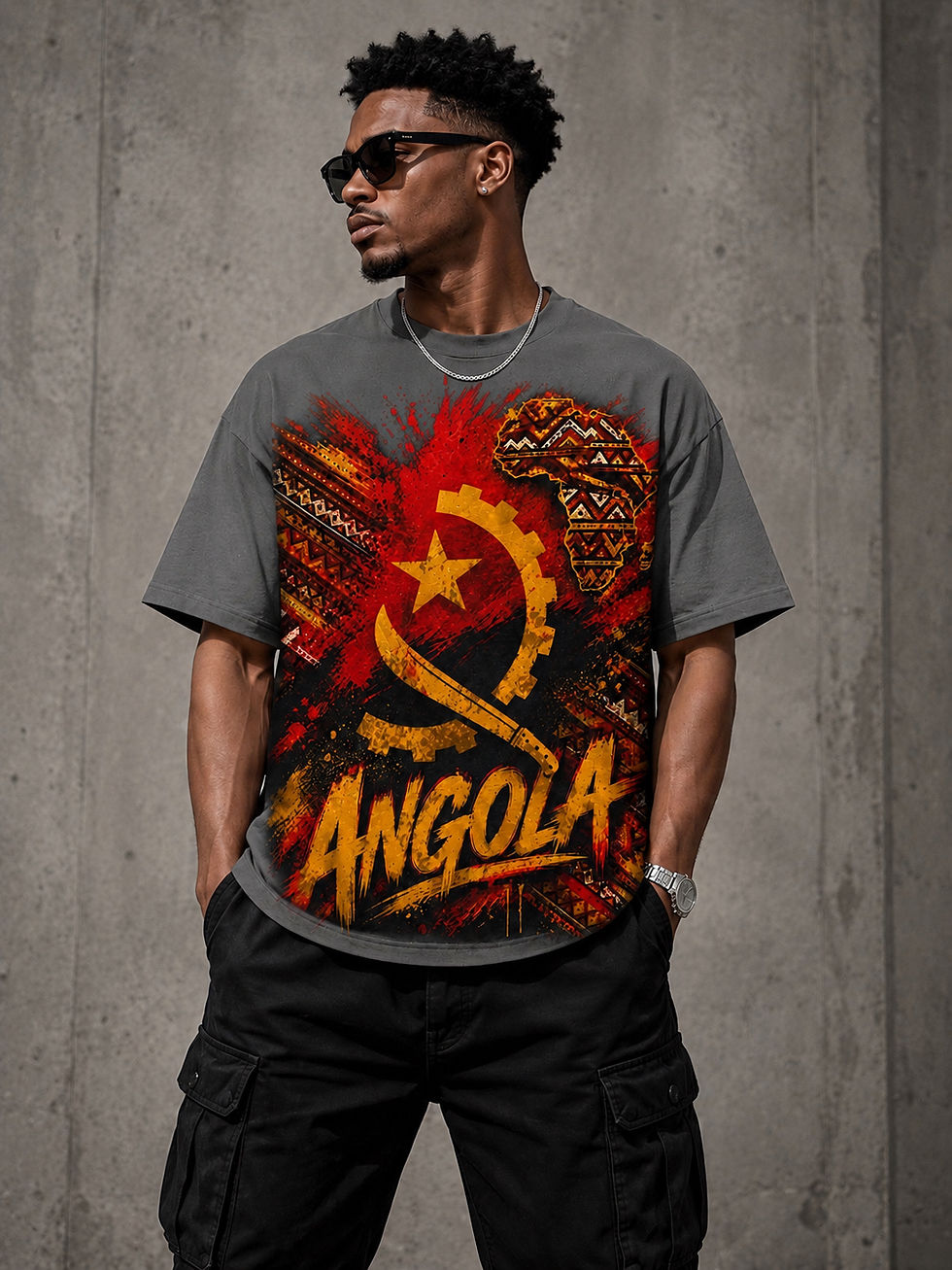 Thumbnail: Angola Heritage Graphic Tee – Unisex