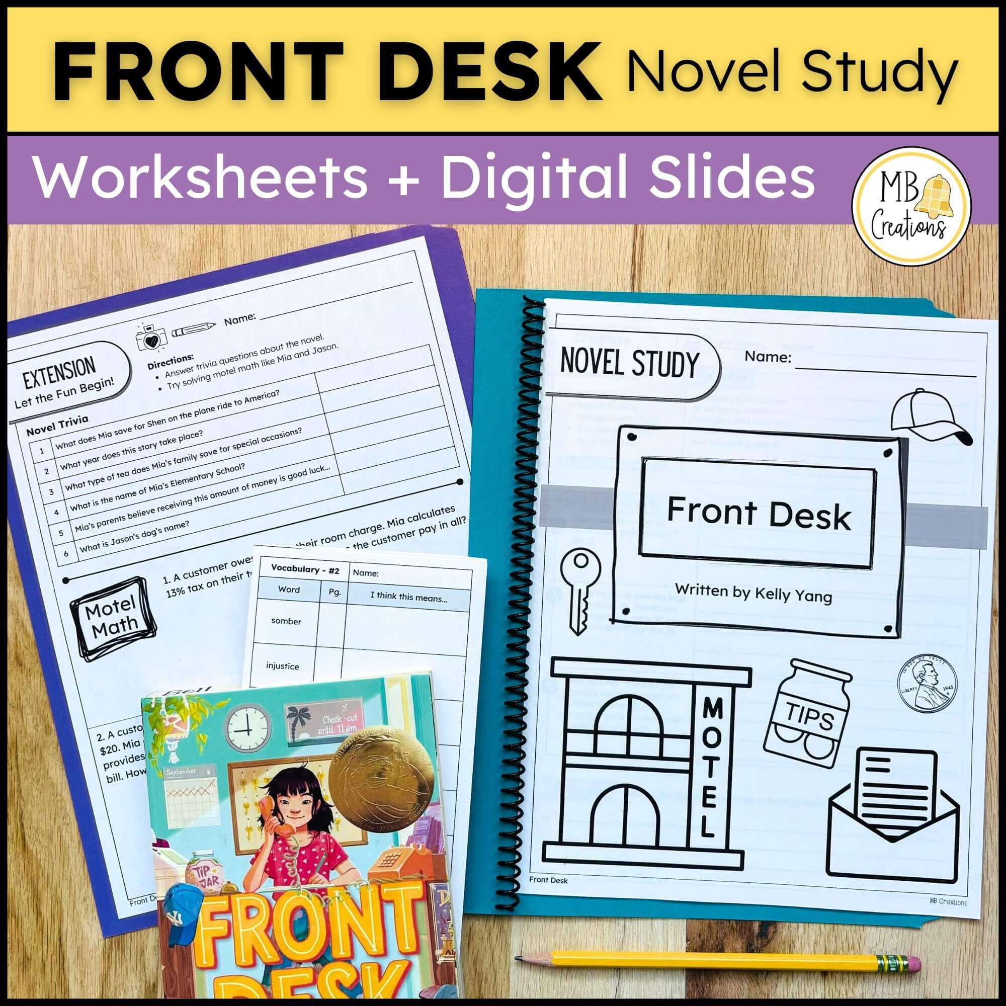 Front Desk Novel Study Teach Immigrant Experience in Literature Circles