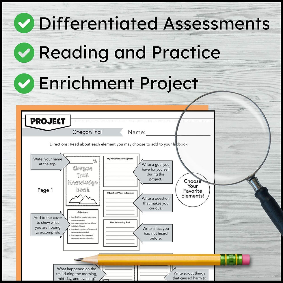 4th Grade Idaho History Mystery Social Studies Lesson The Oregon Trail Simulation