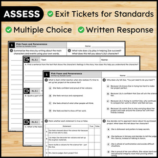 5th Grade Magnetic Reading Supplemental Worksheets