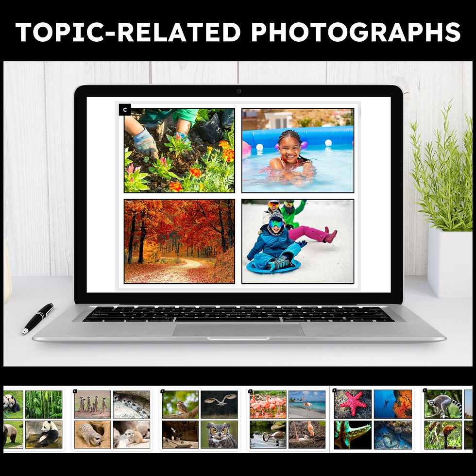 Kindergarten First Grade Compare and Contrast Two Texts on the Same Topic: Paired Passage Writing Prompts