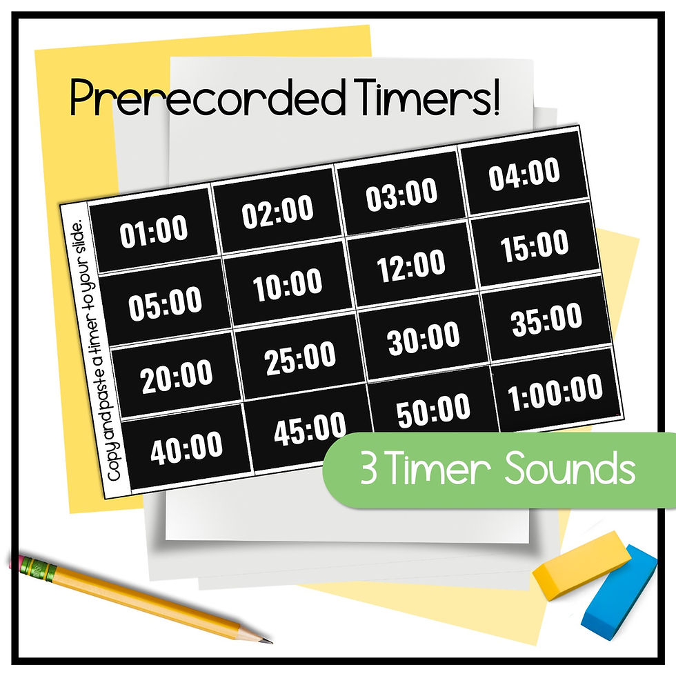 Must Do May Do Editable Daily Slides Template -PowerPoint Slides Recorded Timers
