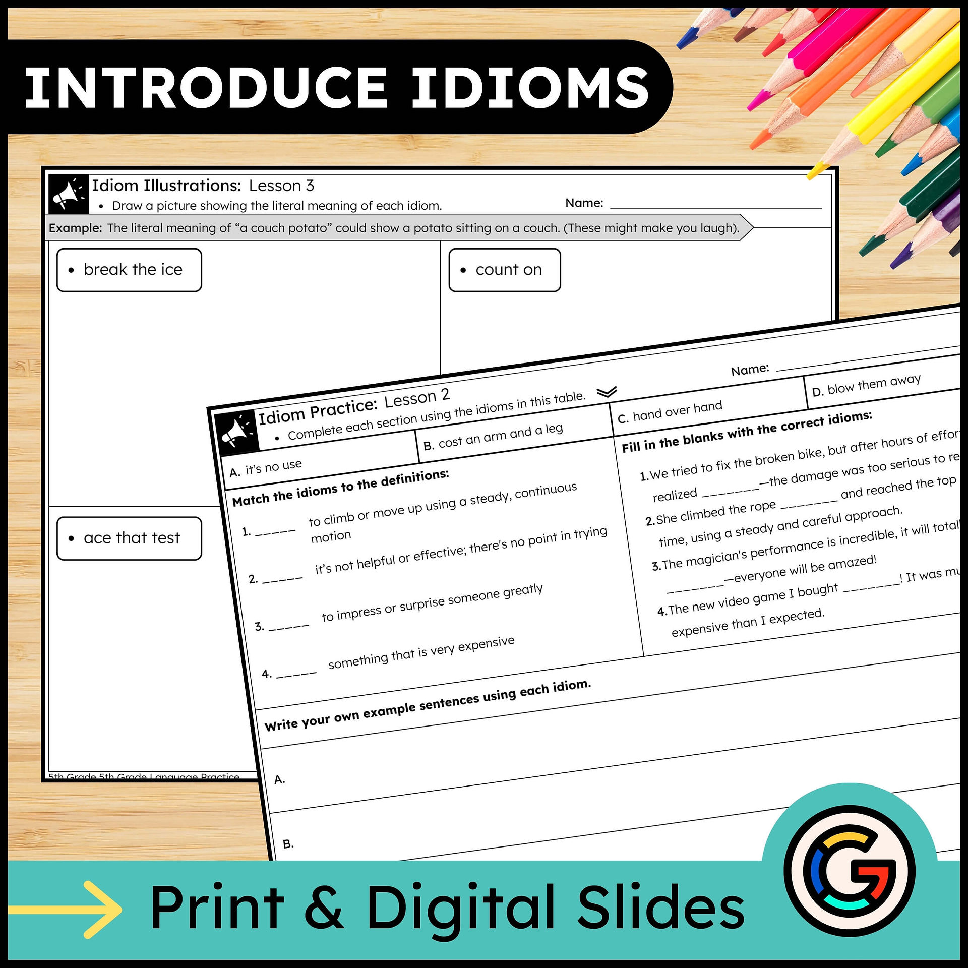 5th Grade Ready Language Handbook Supplemental Worksheets