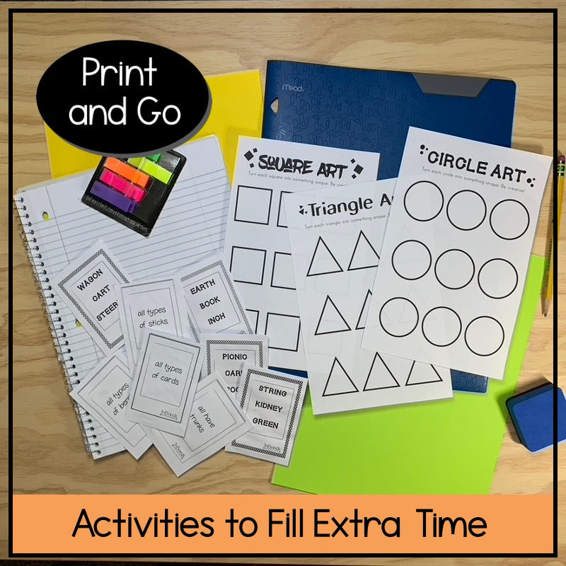 Thumbnail: Substitute Teacher Pack - Fillable Forms, Sub Notes, Quick Activities, & Games