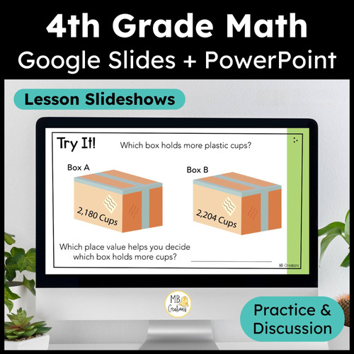 4th Grade iReady Math Google Slides and PowerPoint Lesson Extensions ...