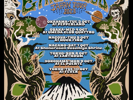 JAPAN TOUR ANNOUNCED
