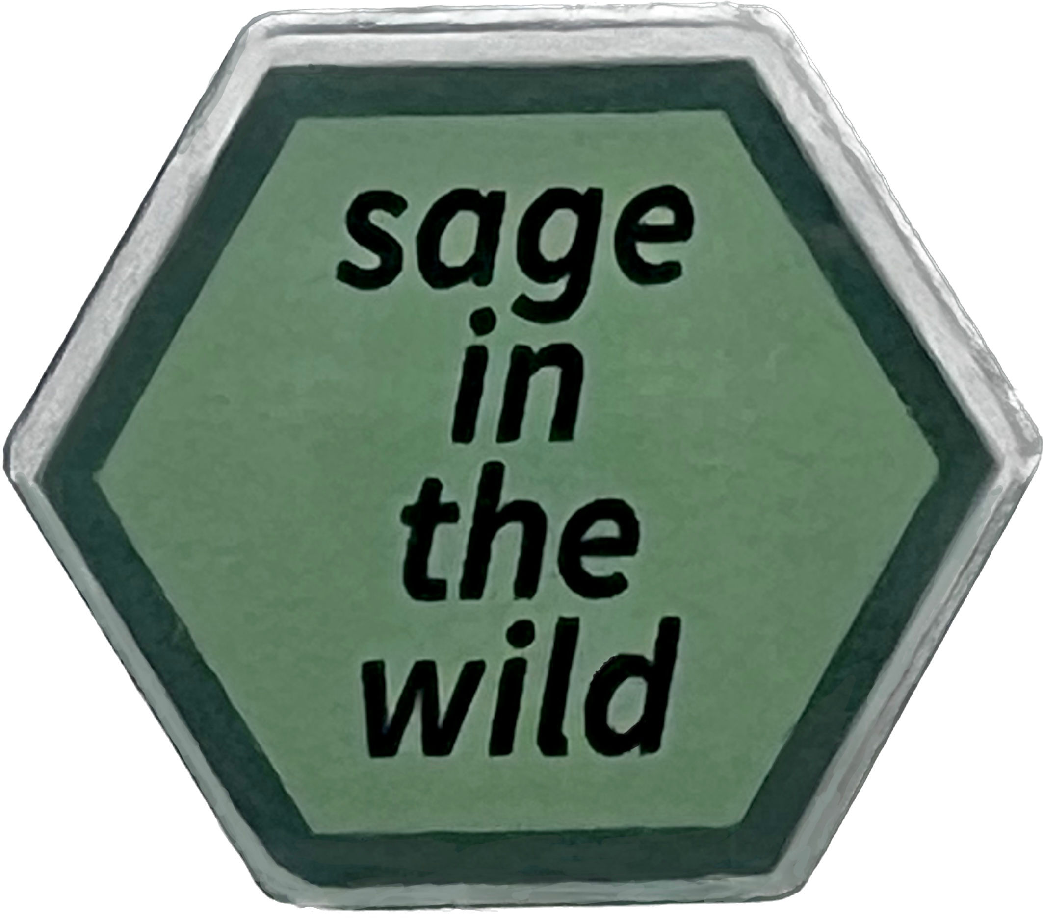 Sage in the Wild Logo Pin