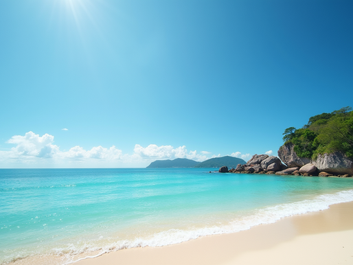 A luxury resort in Phuket with a serene beachfront view, symbolizing resilience in Thailand's hospitality market for 2025