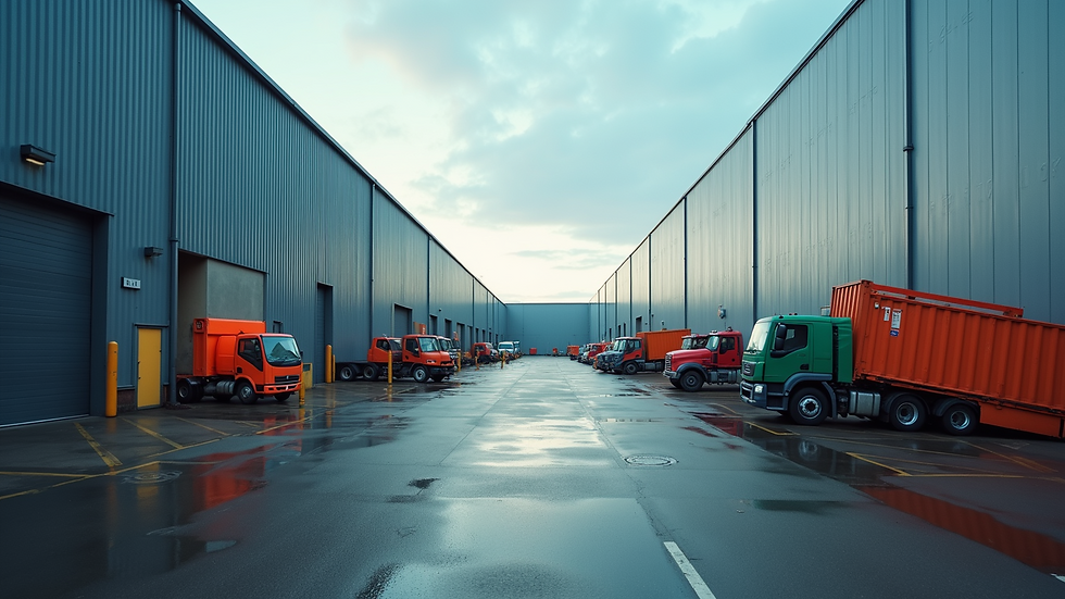 Eye-level view of a vibrant IEAT Industrial Estate