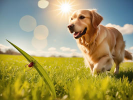 🌿 Frühling & Parasiten: Wie du deinen Hund natürlich schützt – von innen & außen