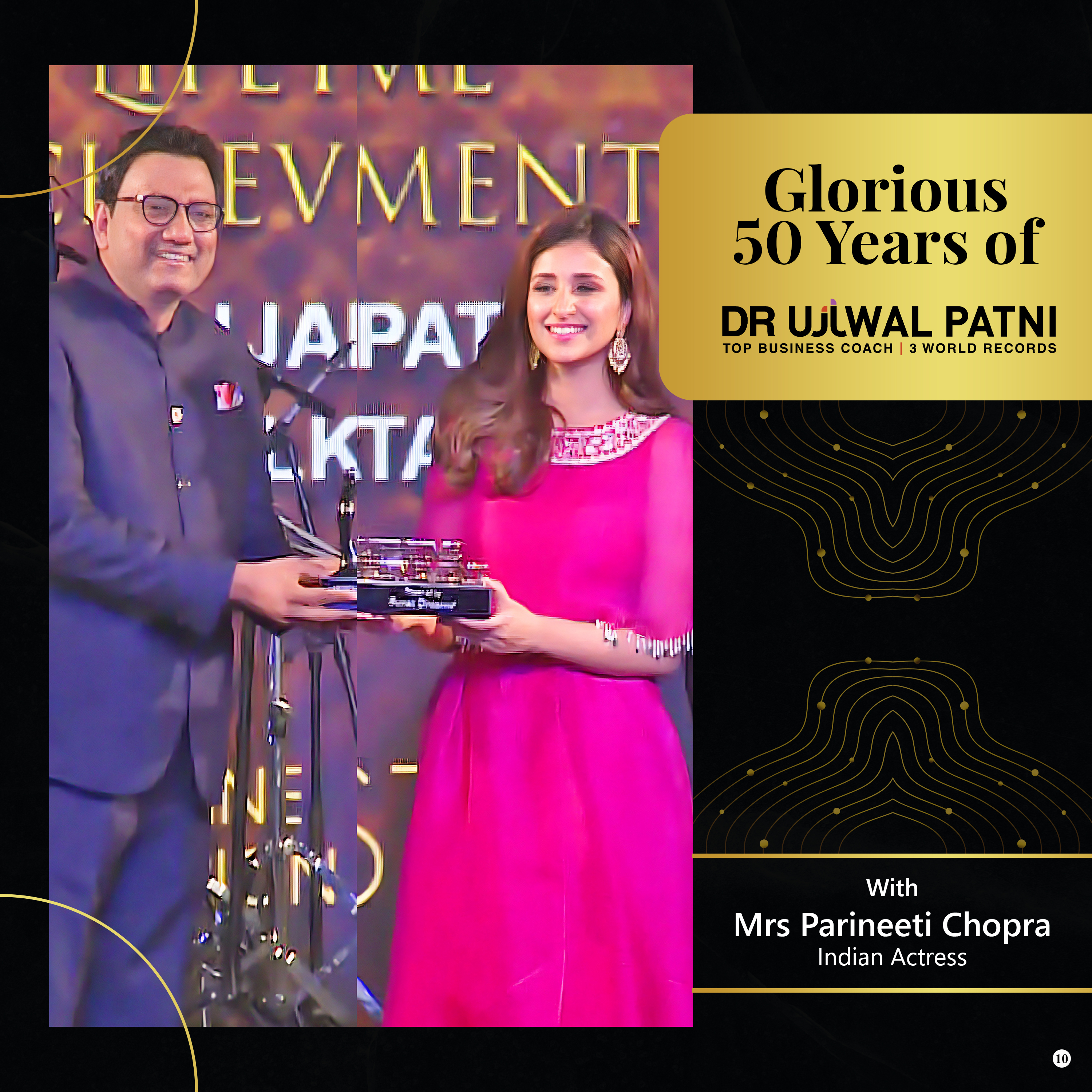 With Mrs Parineeti Chopra