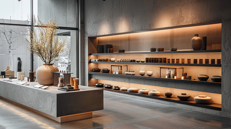 counter display design