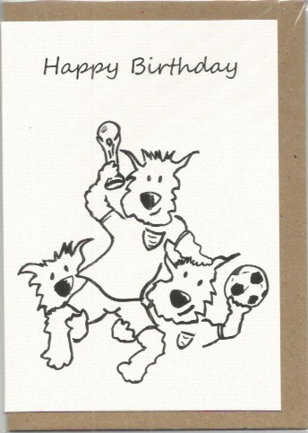 S22 Happy Birthday Football