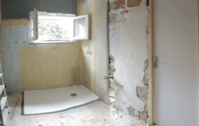 Avant et après d'une salle de bain