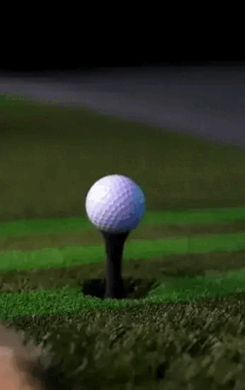 Automatic golf tee for indoor golf simulators, delivering consistent, precise swings for every golfer.