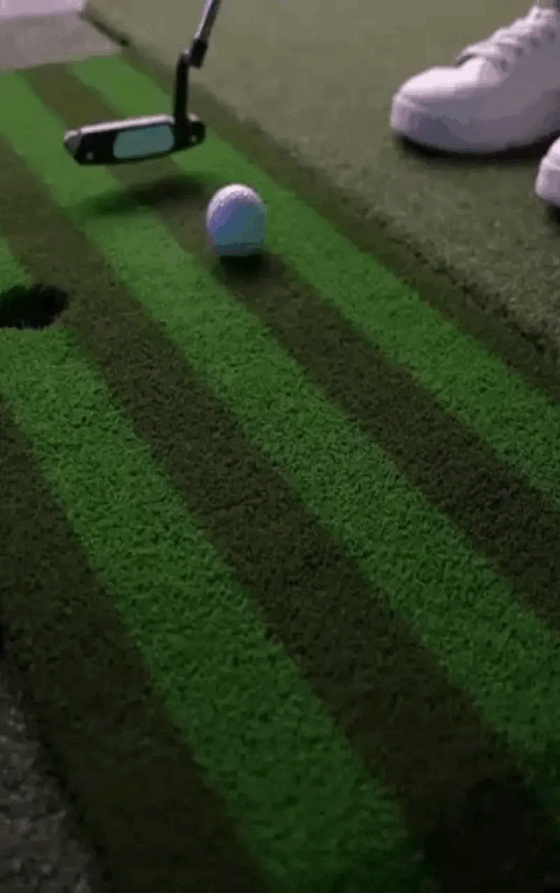 Precision putting for indoor golf simulators, enhancing accuracy, stroke consistency, and short-game skills.