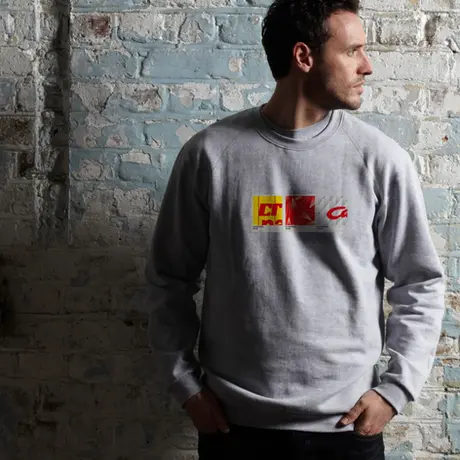 love follow conquer grey sweatshirt