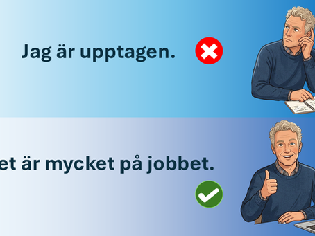 cách nói tự nhiên trong tiếng Thụy Điển