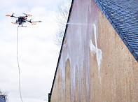 Nettoyage de façade par drone par Drone Propre
