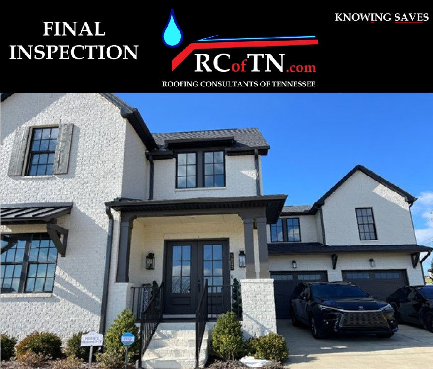 Playing Hide & Leak in Middle Tennessee? New Home Builds: Why you need a Roofing & Exterior 3rd Party Final Inspection