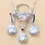 Miniatura: 925 Silver Jewelry Sets Green Cubic Zirconia Necklaces Pendants Earrings & Ring