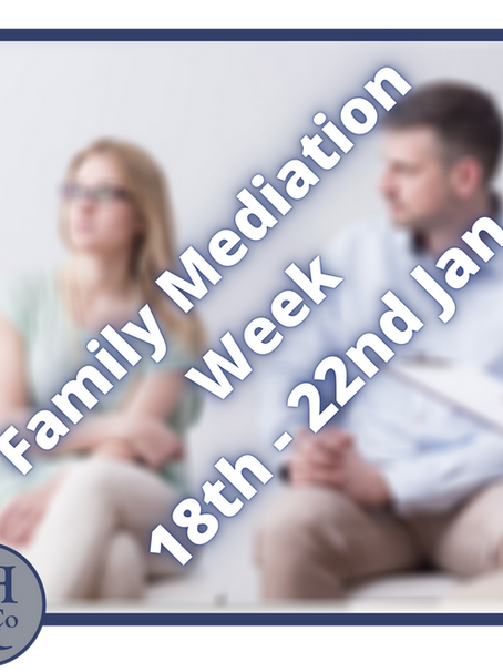 Family Mediation Week 18-22 January