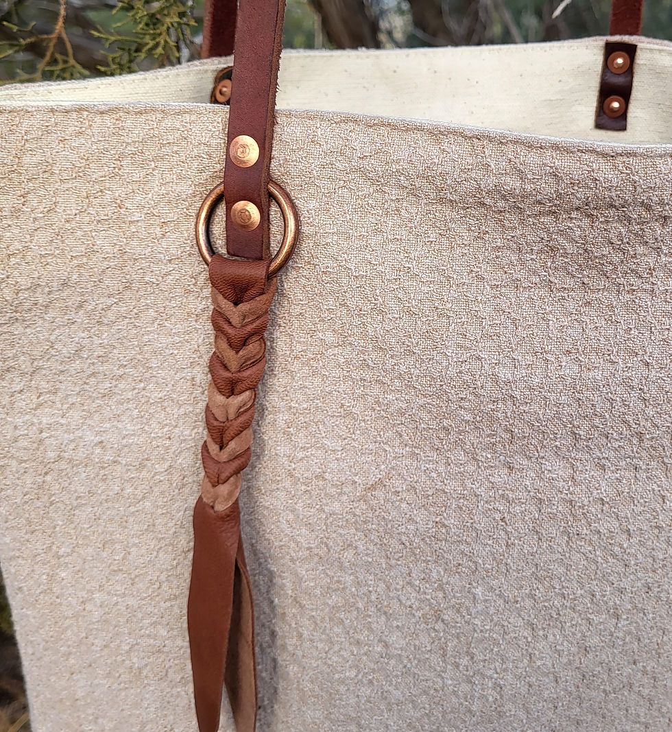 Thumbnail: Original Tote with Leather Tassle